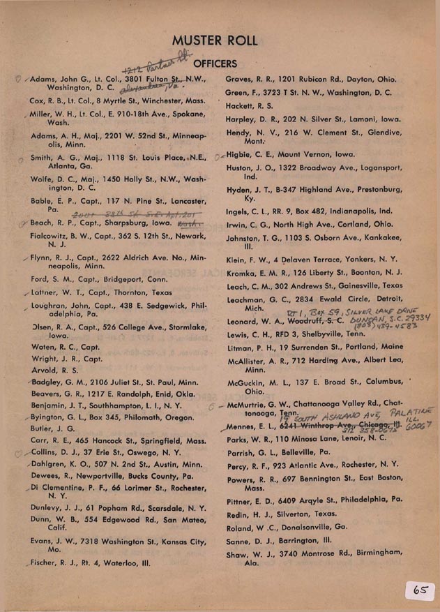 Muster Roll