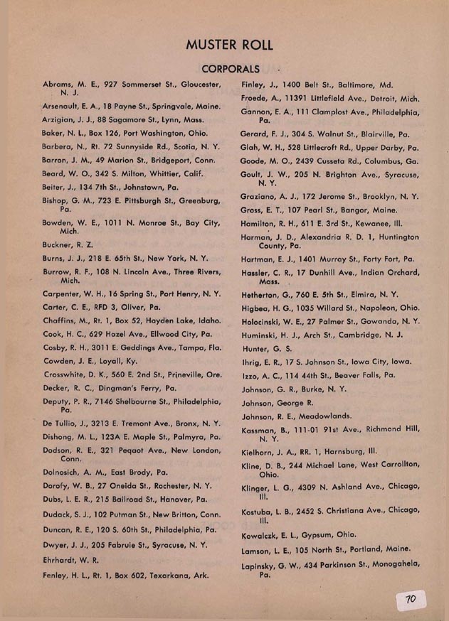 Muster Roll