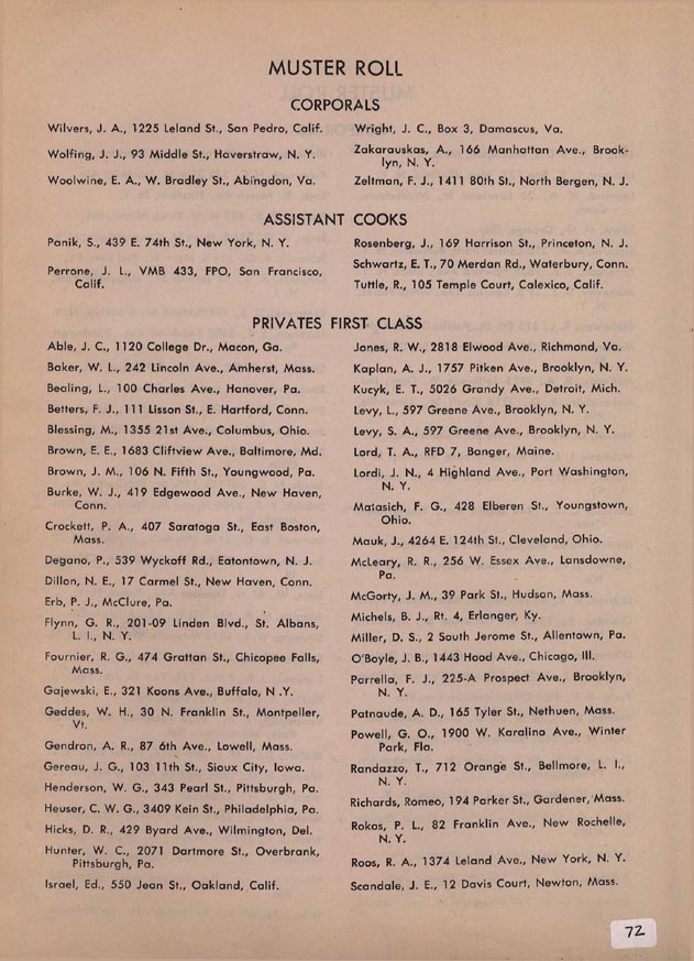 Muster Roll